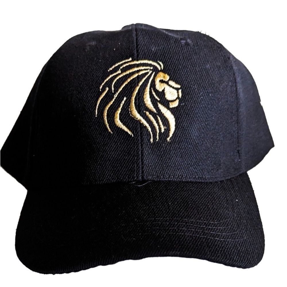 New Lions Hat Baseball Cap Black Gold Men Women Unisex Lion-Emblazoned Hat